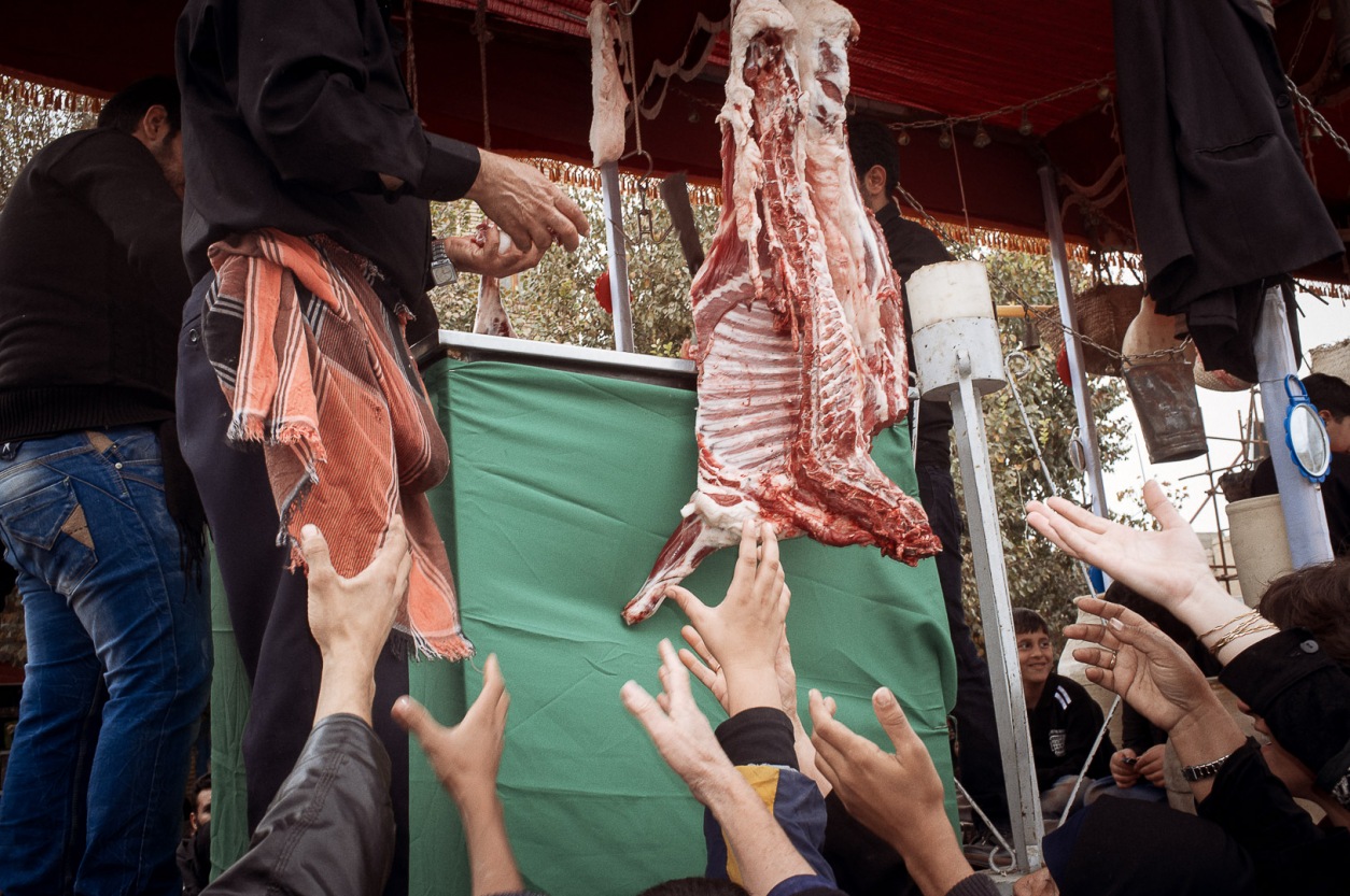 Meat durin Ashura. Yazd